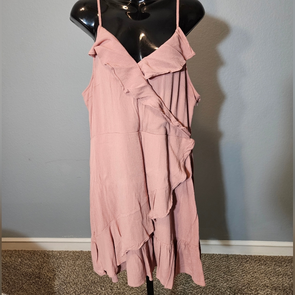 Massimo Supply Co Pale Pink Dress